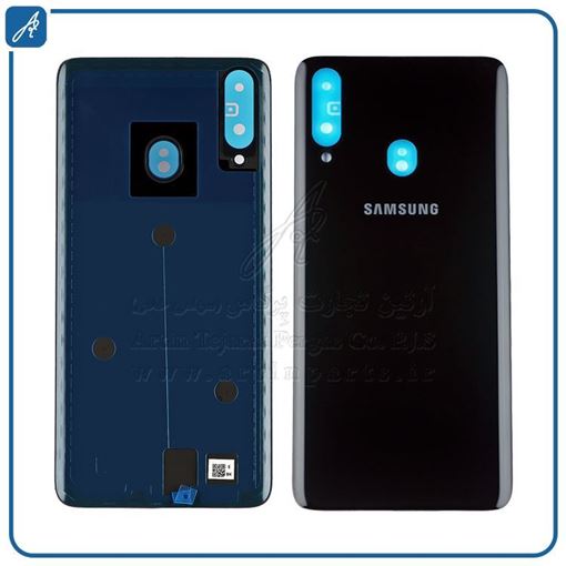 تصویر  BACK COVER A20S BLACK SAM