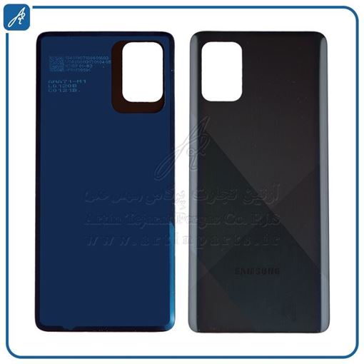 تصویر  BACK COVER A71 BLACK SAM