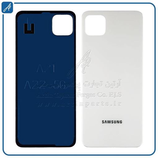 تصویر  BACK COVER A22 5G WHITE SAM