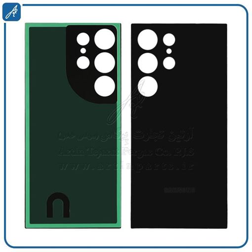 تصویر  BACK COVER S24 ULTRA BLACK SAM