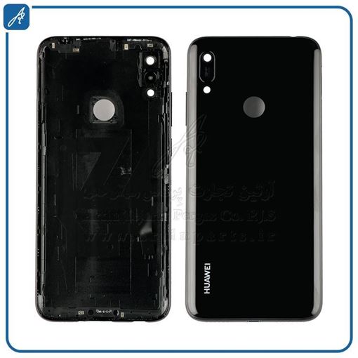 تصویر  BACK COVER Y6 PRIME 2019 BLACK HUW