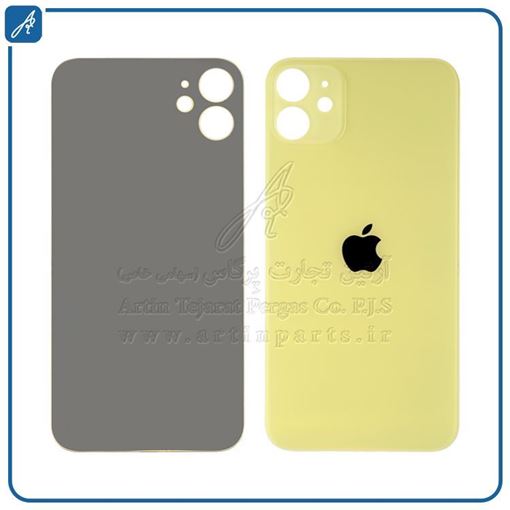 تصویر  BACK COVER 11 YELLOW IPHONE