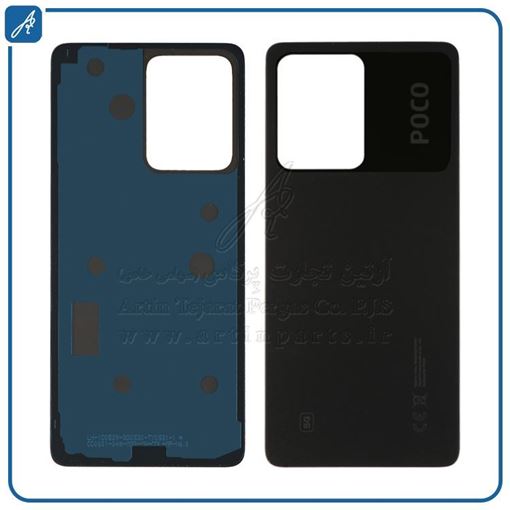 تصویر  BACK COVER POCO X5 PRO BLACK XIAO