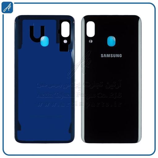 تصویر  BACK COVER A20 BLACK SAM