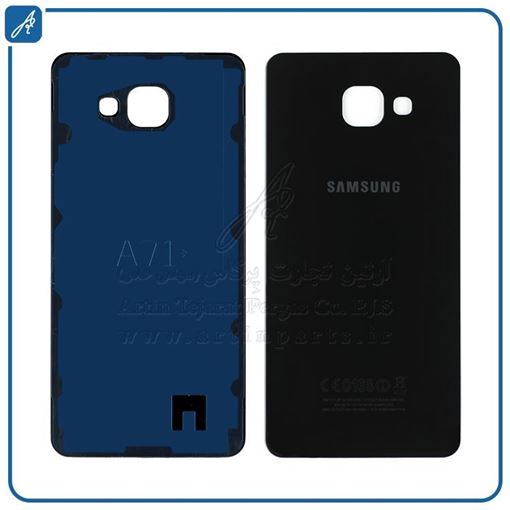 تصویر  BACK COVER A710 BLACK SAM