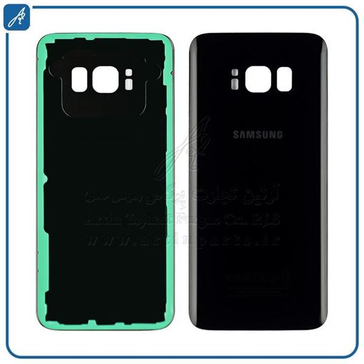 تصویر  BACK COVER S8 BLACK SAM