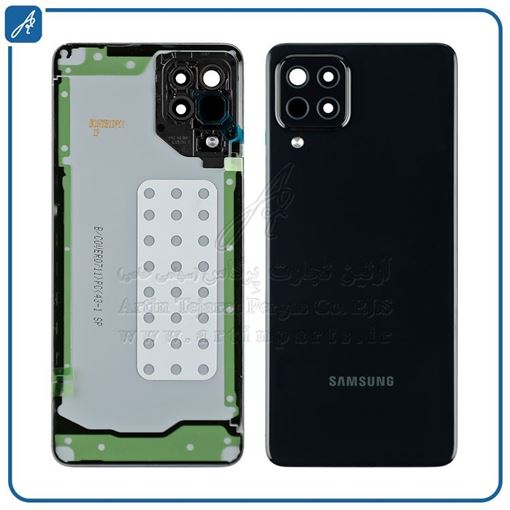 تصویر  BACK COVER A22 4G BLACK SAM