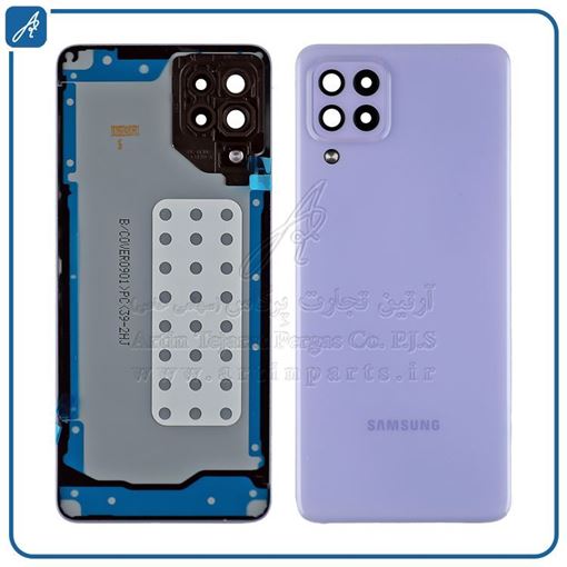 تصویر  BACK COVER A22 4G PURPLE SAM