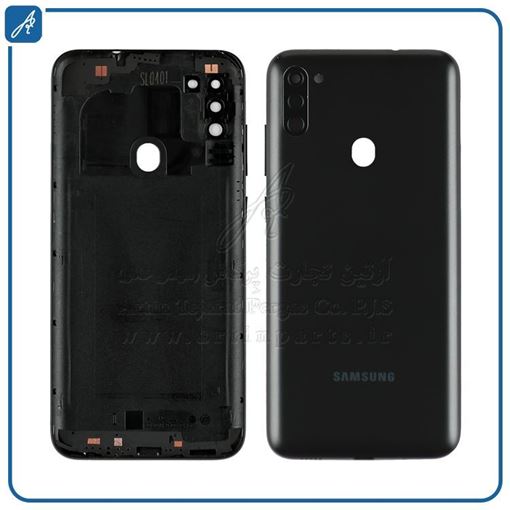 تصویر  BACK COVER M11 BLACK SAM