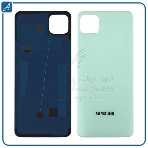 تصویر  BACK COVER A22 5G GREEN SAM