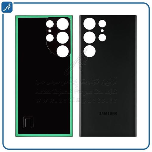 تصویر  BACK COVER S23 ULTRA BLACK SAM