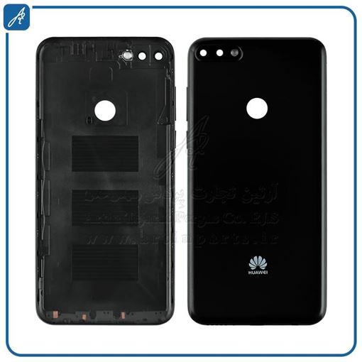 تصویر  BACK COVER Y7 PRIME 2018 BLACK HUW