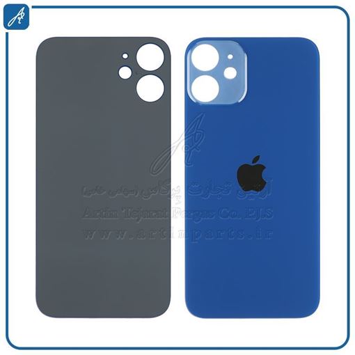 تصویر  BACK COVER 12 MINI BLUE IPHONE
