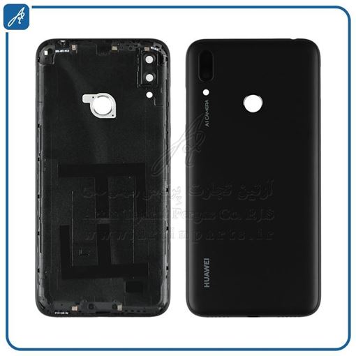 تصویر  BACK COVER Y7 PRIME 2019 BLACK HUW