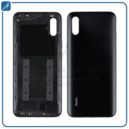 تصویر  BACK COVER REDMI 9A BLACK XIAO