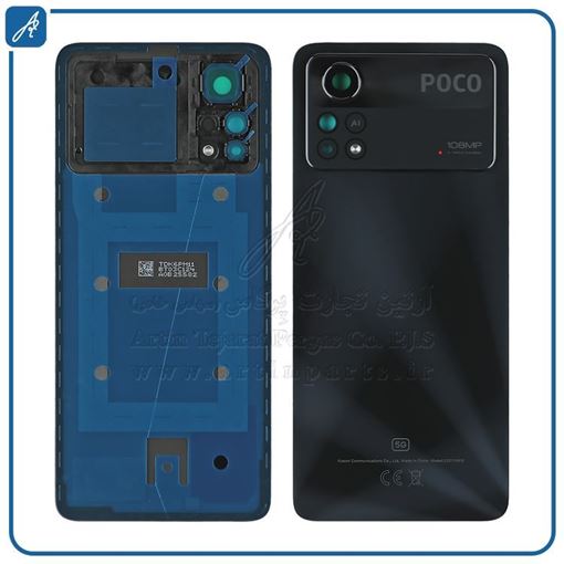 تصویر  BACK COVER POCO X4 PRO BLACK XIAO