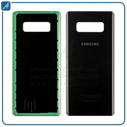 تصویر  BACK COVER NOTE 8 BLACK SAM