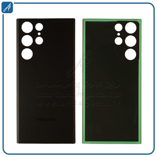 تصویر  BACK COVER S22 ULTRA BLACK SAM