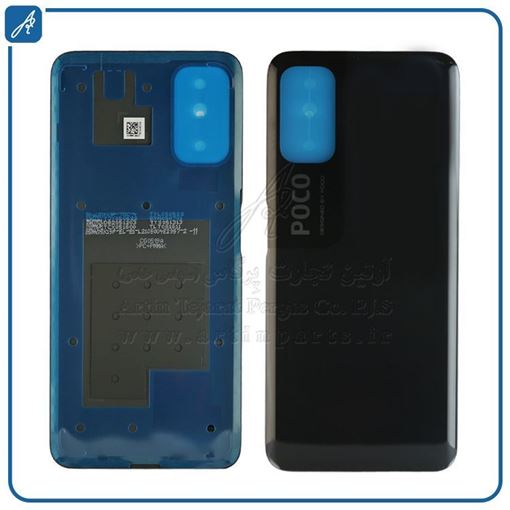 تصویر  BACK COVER POCO M3 PRO BLACK-GRAY XIAO