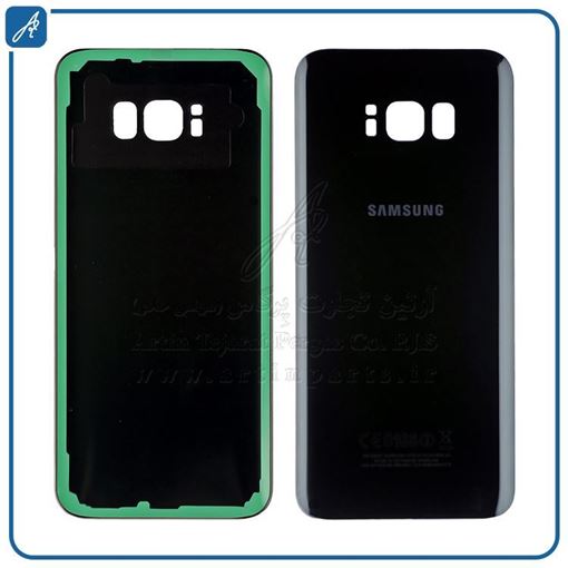 تصویر  BACK COVER S8 PLUS BLACK SAM