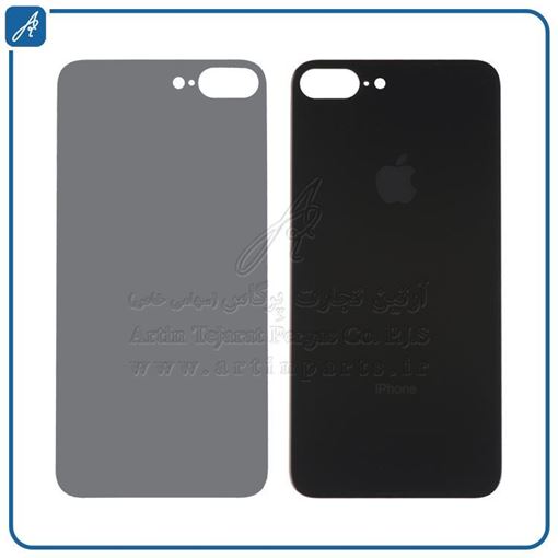 تصویر  BACK COVER 8 PLUS BLACK IPHONE