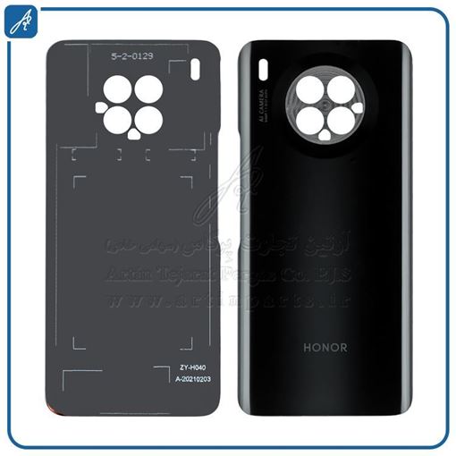 تصویر  BACK COVER HONOR 50 LITE BLACK HUW