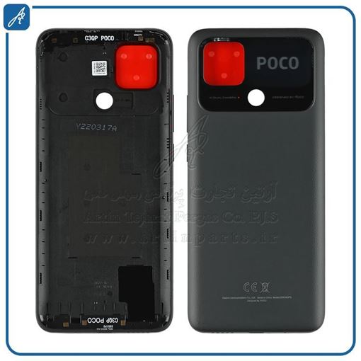 تصویر  BACK COVER POCO C40 BLACK XIAO