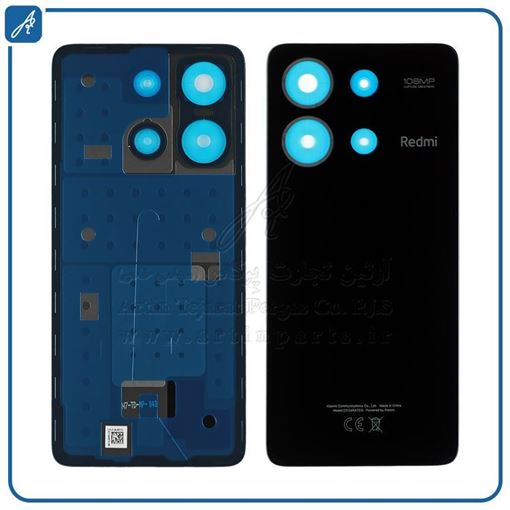 تصویر  BACK COVER REDMI NOTE 13 4G BLACK XIAO