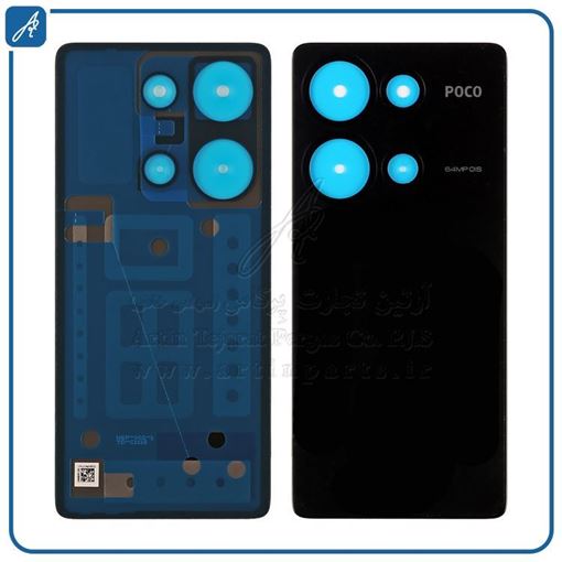 تصویر  BACK COVER POCO M6 PRO BLACK XIAO