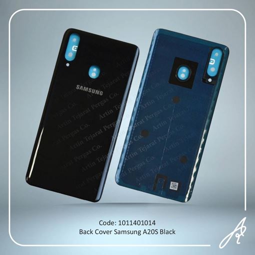 تصویر  BACK COVER A20S BLACK SAM