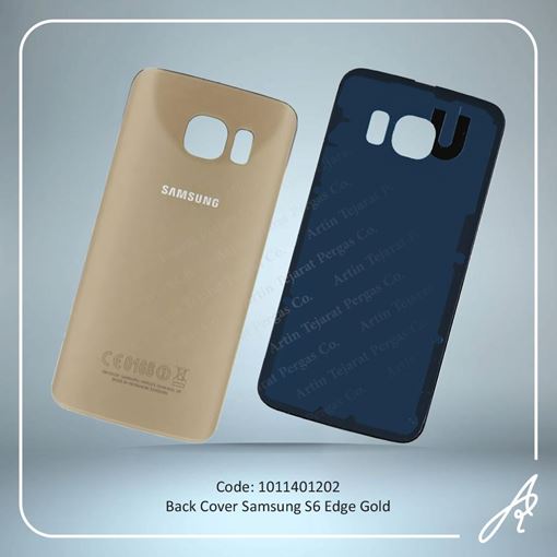 تصویر  BACK COVER S6 EDGE GOLD SAM