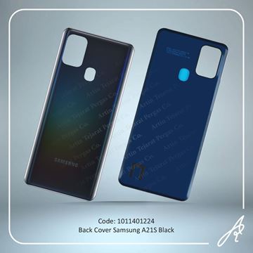 تصویر BACK COVER A21S BLACK SAM
