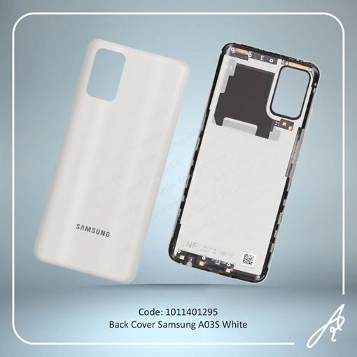 تصویر  BACK COVER A03S WHITE SAM
