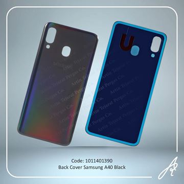 تصویر BACK COVER A40 BLACK SAM