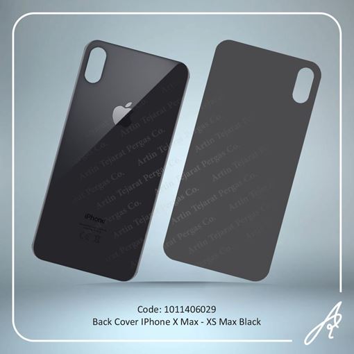 تصویر  BACK COVER X MAX-XS MAX BLACK IPHONE