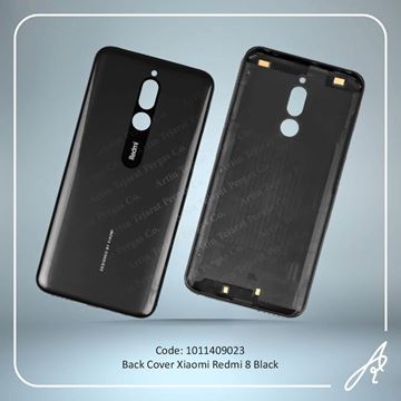 تصویر BACK COVER REDMI 8 BLACK XIAO