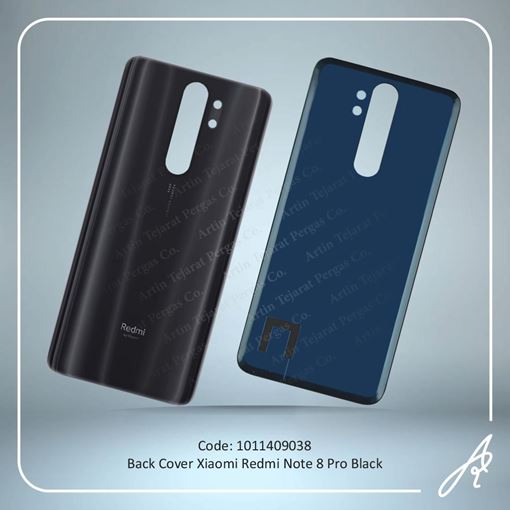 تصویر  BACK COVER REDMI NOTE 8 PRO BLACK XIAO