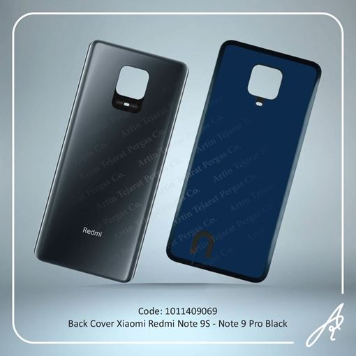 تصویر  BACK COVER NOTE 9S-NOTE 9 PRO BLACK XIAO