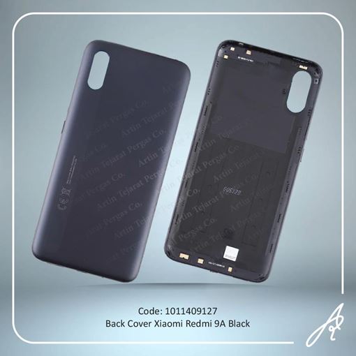 تصویر  BACK COVER REDMI 9A BLACK XIAO