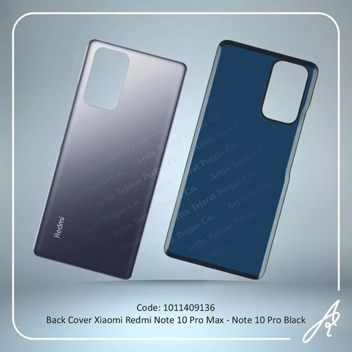 تصویر  BACK COVER NOTE 10 PRO MAX- REDMI NOTE 10 PRO BLACK XIAO