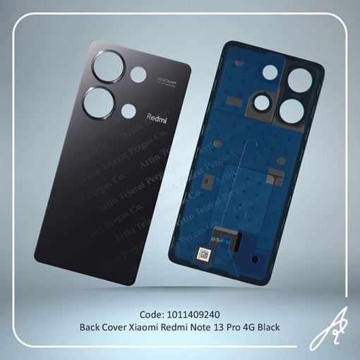تصویر  BACK COVER REDMI NOTE 13 4G BLACK XIAO