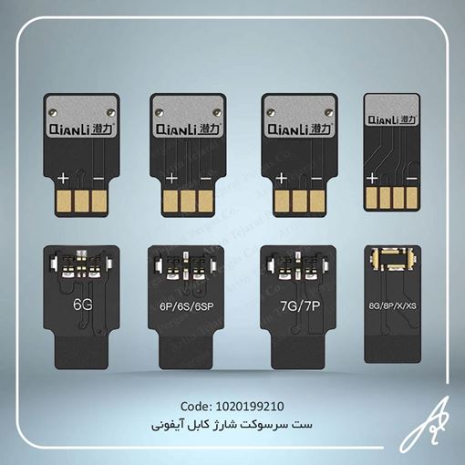تصویر  ست  سرسوکت  شارژکابل آیفونی