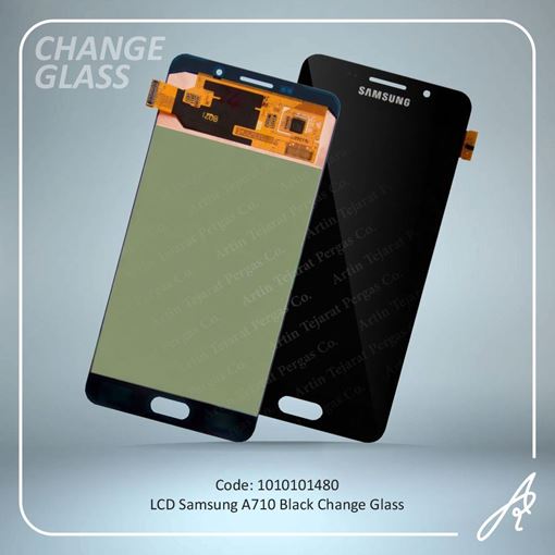 تصویر  LCD A710 BLACK CHANGE GLASS SAM
