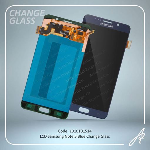 تصویر  LCD NOTE 5 BLUE CHANGE GLASS SAM