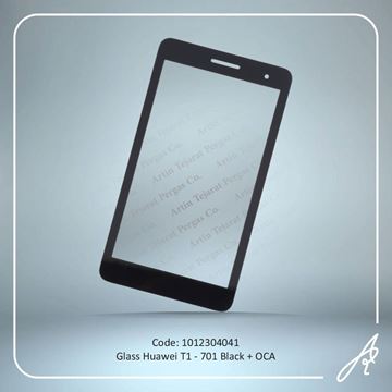 تصویر GLASS T1-701+OCA BLACK HUW