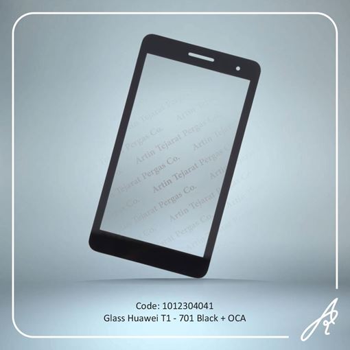 تصویر  GLASS T1-701+OCA BLACK HUW
