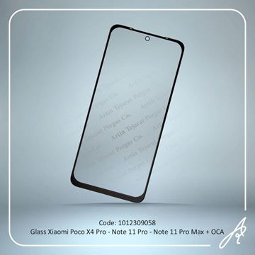تصویر GLASS POCO X4 PRO-NOTE 11 PRO-NOTE 11 PRO MAX+OCA XIAO