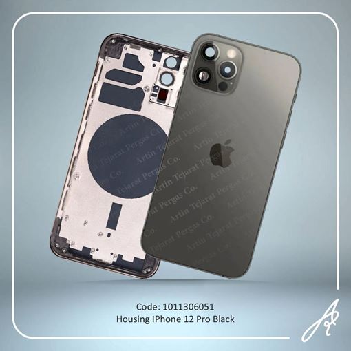تصویر  HOUSING 12PRO BLACK IPHONE