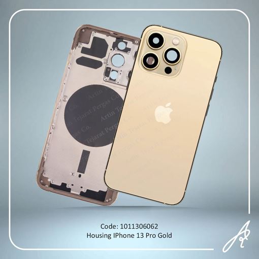 تصویر  HOUSING 13 PRO GOLD IPHONE